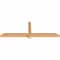 Ekena Millwork Eugene Smooth Timber Gable Bracket, Western Red Cedar, 72"W x 24"H x 3 1/2"D x 3 1/2"F, 8/12 Pitch GBW072X24X0404EUG00SWR - alternate 2